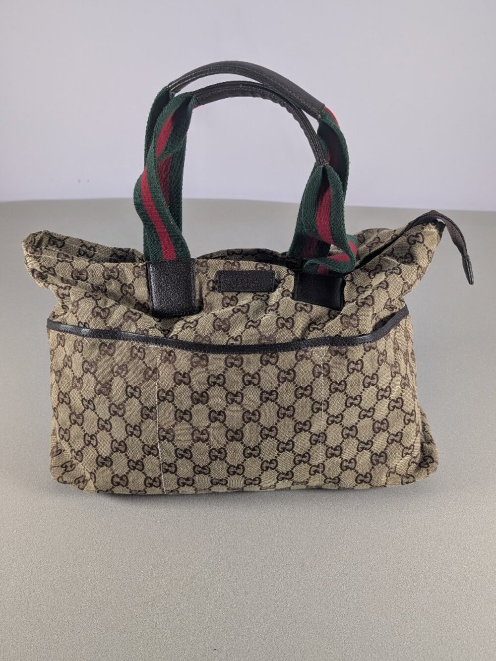 Vintage Gucci GG Canvas Tote